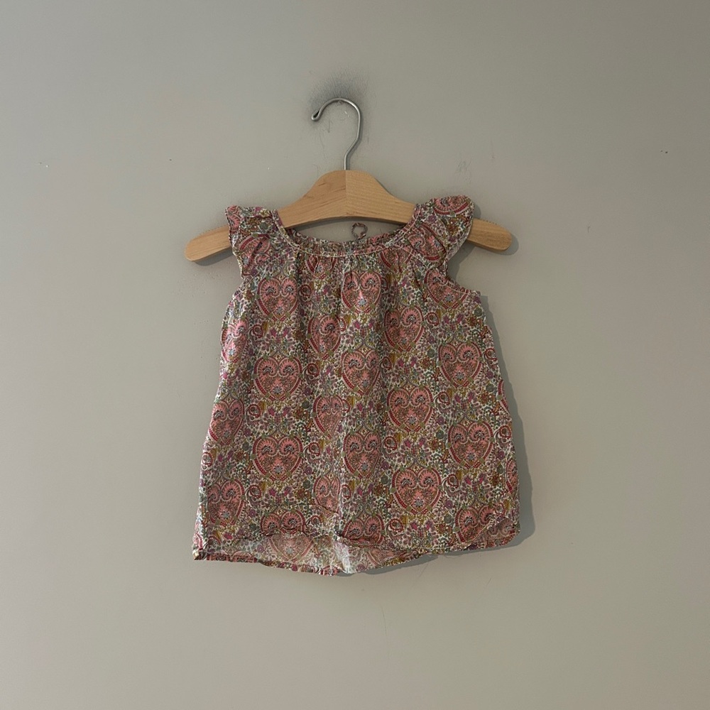 $12 ADD ON peek pink tunic 12-18M Hanna Andersson Janie and Jack Zara Mini Boden